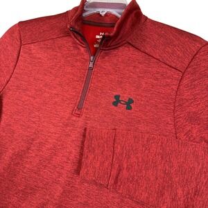 Under Armour Mens Small Pullover‎ Quarter Zip Long Sleeve Fleece